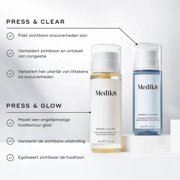 medik8 press & glow 200ml