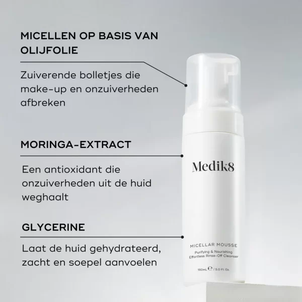 medik8 micellar mousse 150 ml